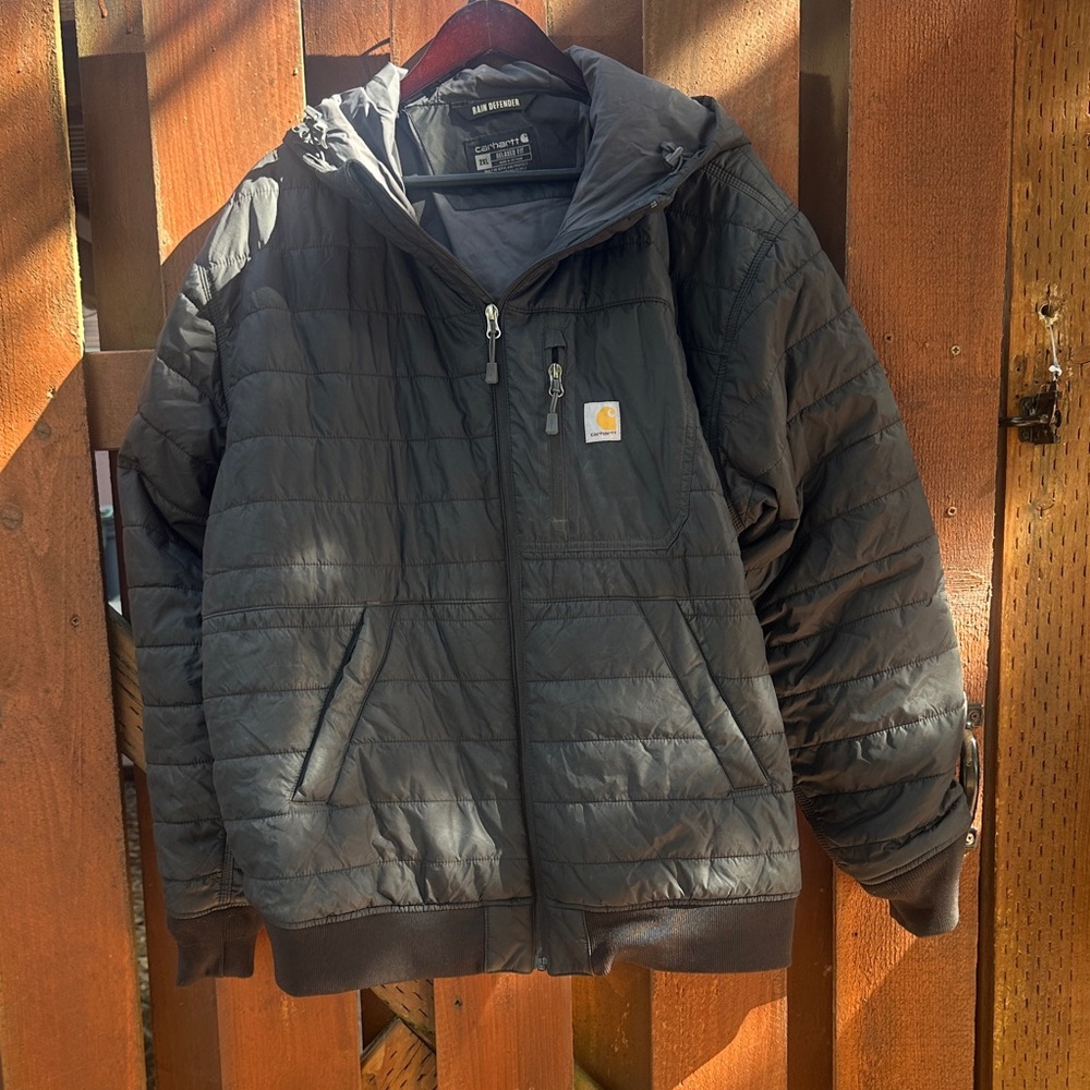 Carhartt Men's Dark Gray Puffer Jacket